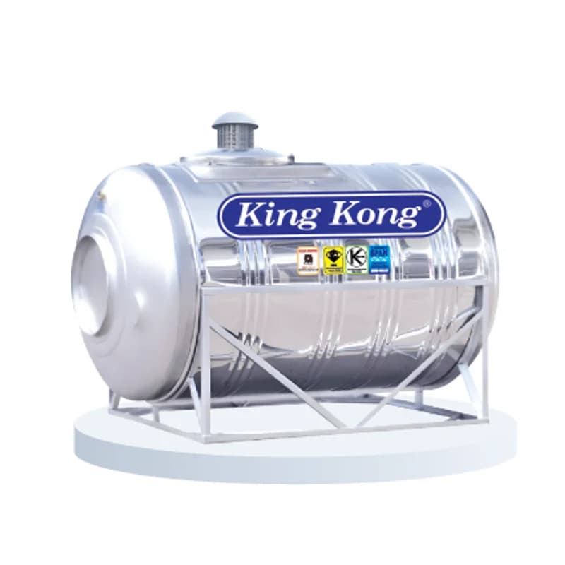 Stainless Steel Water Tank — Horizontal (With Stand)