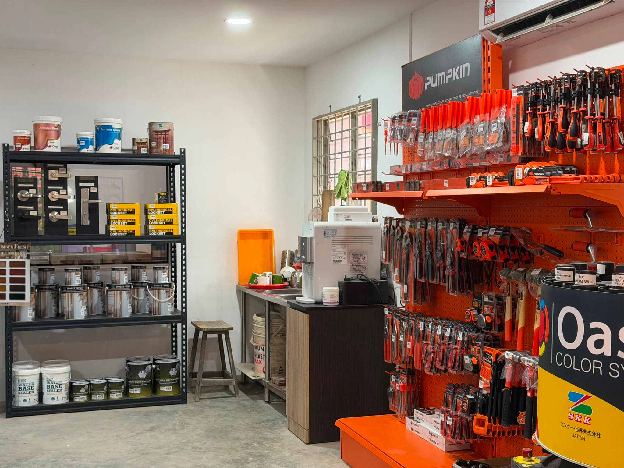 Inside YTK's warehouse and storefront