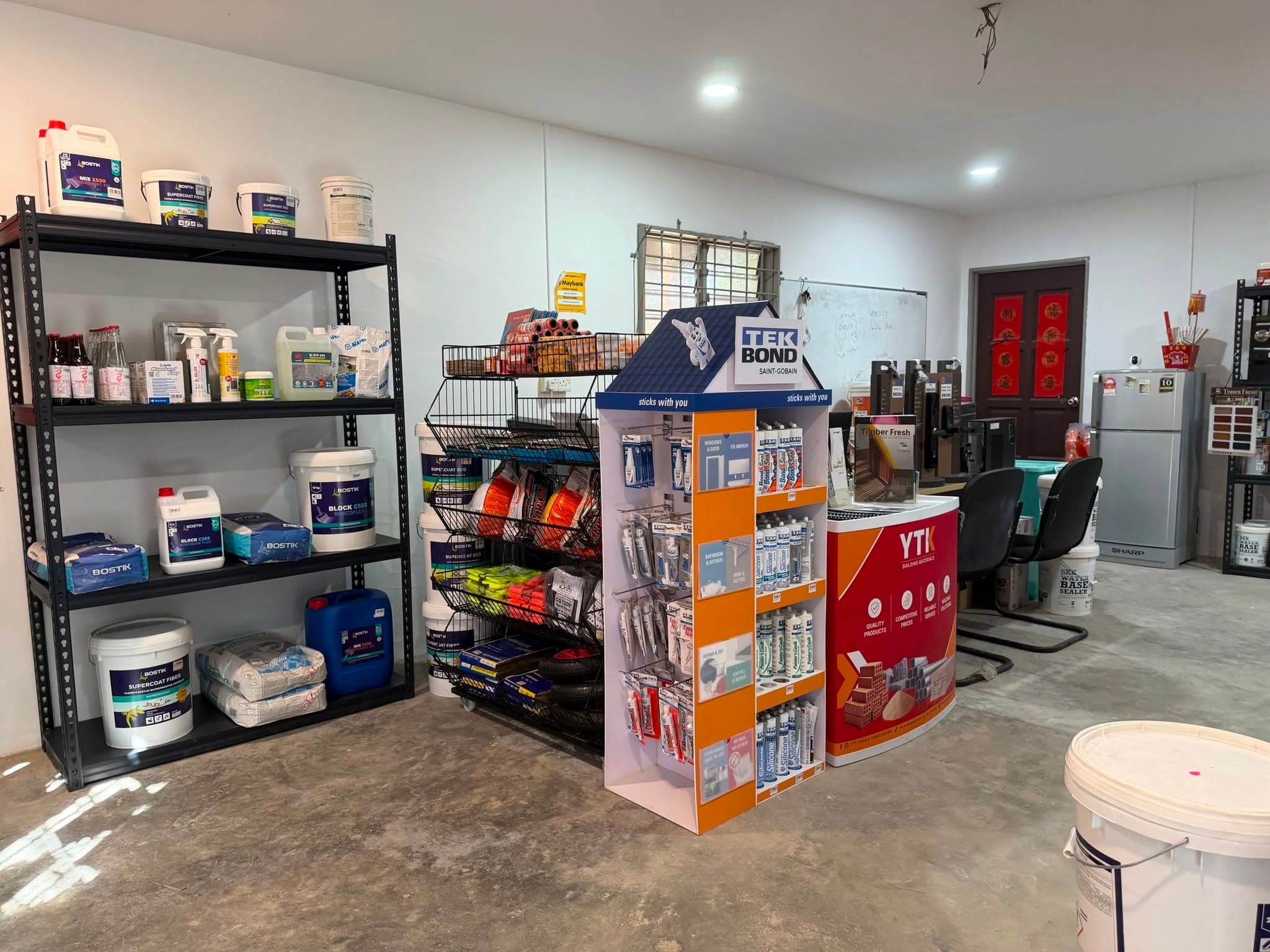 Inside YTK's warehouse and storefront